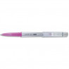 UNI-BALL Roller encre gel Rose effaçable Signo TSI. 0,7mm moyenne. Double gomme: capuchon et embout stylo