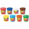 GIOTTO BE-BE, Pot de 220 gr de pâtes jouer couleurs assorties, livré par lot de 18