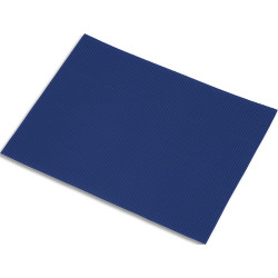 FABRIANO Lot de 5 feuilles de carton ondulé 328g, dimensions 50 x 70 cm, coloris bleu