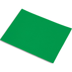FABRIANO Lot de 5 feuilles de carton ondulé 328g, dimensions 50 x 70 cm, coloris vert foncé