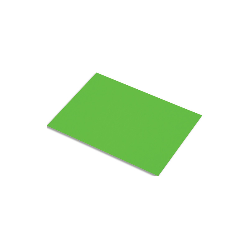 FABRIANO Lot de 10 feuilles de papier fluo 250g, dimensions 50 x 65 cm, coloris vert