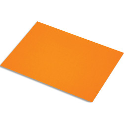 FABRIANO Lot de 10 feuilles de papier fluo 250g, dimensions 50 x 65 cm, coloris orange