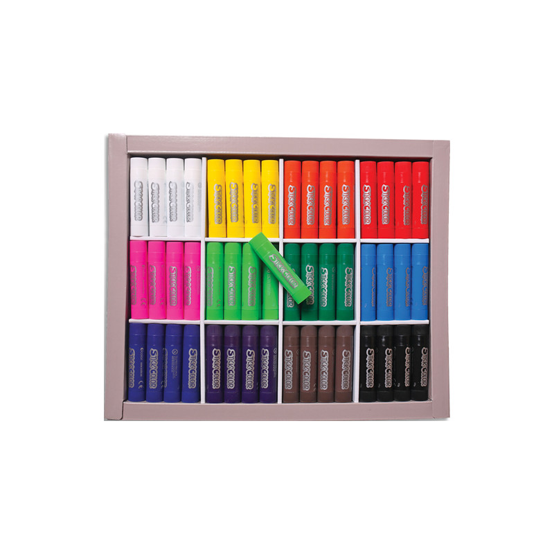 O COLOR Schoolpack de 144 sticks de gouache 10g couleurs assorties