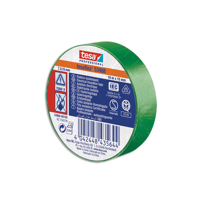 TESA Adhésif Vert 25m x 50mm 53988-00109-00