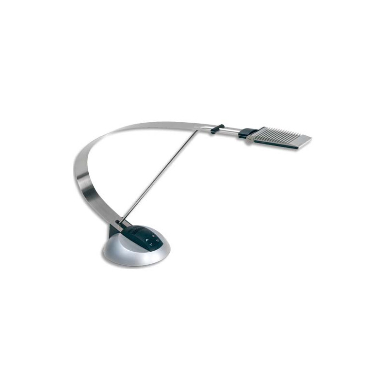 MAUL Lampe à 6Led Primus argenté, bras hauteur de 23 à 55 cm - réglage intensité socle tactile