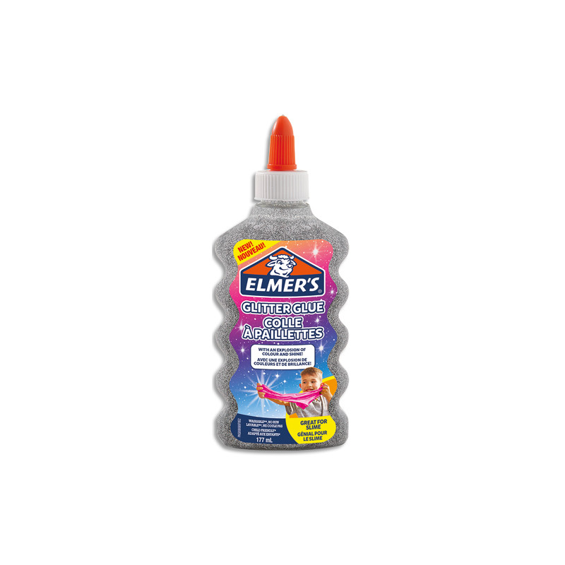 ELMERS Colle à paillettes Argent 177ml