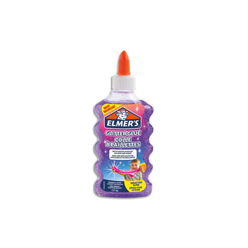 ELMERS Colle à paillettes Violettes