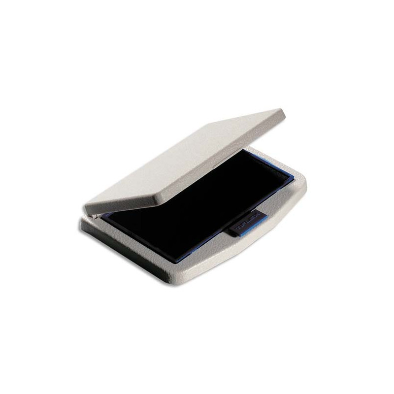 TIFLEX Tampon encreur rechargeable, feutre 10x5,5cm Bleu