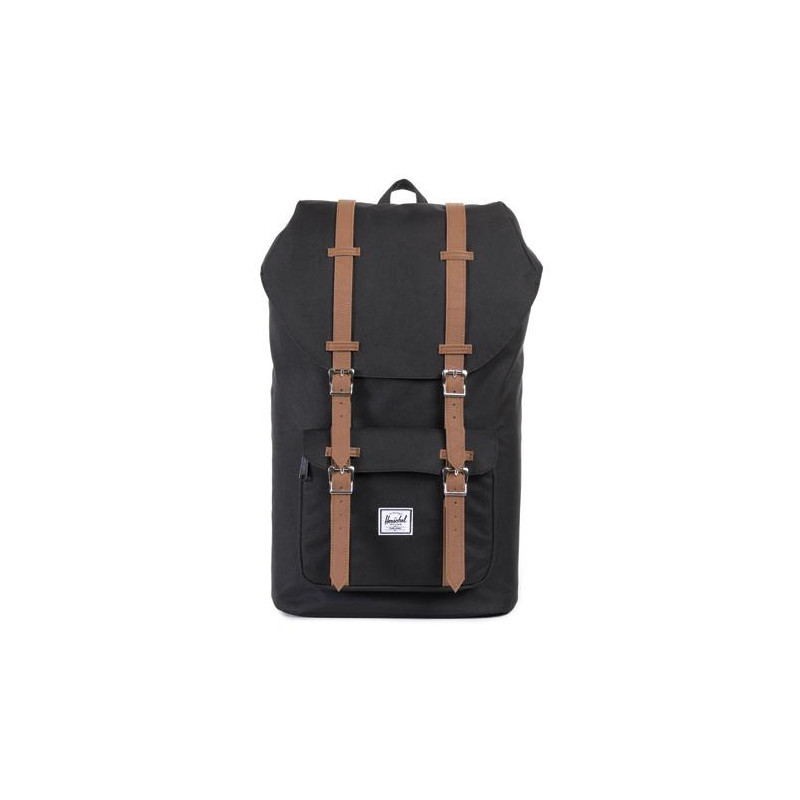 HERSCHEL Sac à dos Little America 23,5 litres. Poche pour ordinateur 15 pouces. Coloris Noir.