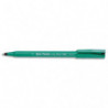 PENTEL Stylo feutre à bille pointe plastique 0,8 mm encre Noire corps plastique Vert R 50