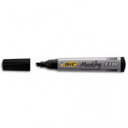 BIC Marking 2300 ECOlutions Marqueurs Permanents à Pointe Moyenne Biseautée - Noir