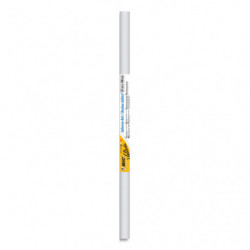 BIC Velleda Tableau Rouleau Adhésif Effaçable à Sec 67,5 cm x 100 cm - Couleur Surface Blanc, Pack x1