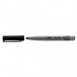 BIC Marking Fine ECOlutions Marqueurs Permanents à Pointe Conique Fine - Noir