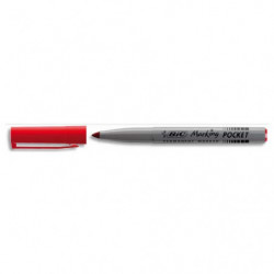 BIC Marking Fine ECOlutions Marqueurs Permanents à Pointe Conique Fine - Rouge