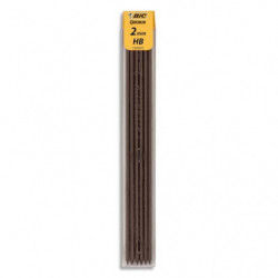 BIC Mines Graphite - HB 2 mm, Etuis de 6 Mines