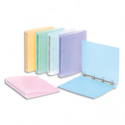 VIQUEL Classeur PROPYSOFT en polypropylène 7/10e dos 3,5 cm coloris assortis