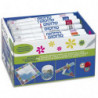 GIOTTO Schoolpack Boîte de 48 marqueurs gouache pointe ogive Décor matériels couleurs vives