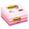 POST-IT Cube Light PLAISIR 7,6 x 7,6 cm - 450 feuilles - Rose