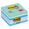 POST-IT Cubes POST-IT® Light Relax (pastel bleu) 450 feuilles 76 x 76 mm