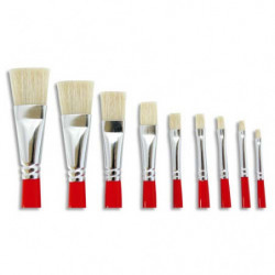 OZ INTERNATIONAL Brosse en soie de porc n°14