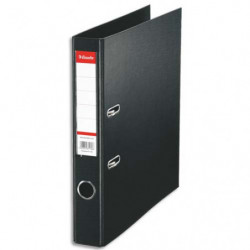 ESSELTE Classeur à levier Standard, A4, 5 cm, PP, noir