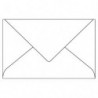 CLAIREFONTAINE Paquet de 20 enveloppes 120g POLLEN 9x14cm. Coloris Blanc