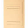 EXACOMPTA Paquet de 50 chemises pré-imprimés 3 rabats SUPER 250 en carte 210 grammes bulle