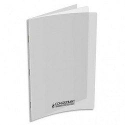 CONQUERANT C9 Cahier de dessin piqûre 96 pages unies 24x32cm. Couverture polypro incolore