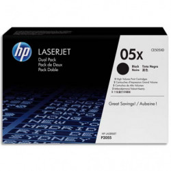 HP 2 cartouches Laser Noir...
