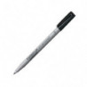 STAEDTLER Feutre multi-usages pour support lisse LUMOCOLOR Encre noire non permanente Pointe fine 0,6mm
