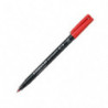 STAEDTLER Feutre multi-usages pour support lisse LUMOCOLOR Encre rouge permanente Pointe de 1mm