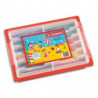 STABILO Trio crayon de couleur mine large - Schoolpack de 96 crayons de couleurs - Coloris assortis