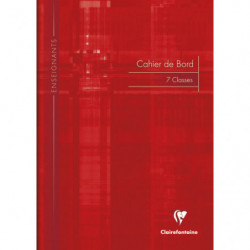 CLAIREFONTAINE Carnet de notes des professeurs reliure piqûre 21x29,7cm 48 pages