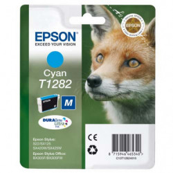 EPSON Cartouche Jet d'Encre DURABrite Ultra Cyan ''Renard'' - C13T12824012