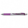 PENTEL Roller à encre gel ENERGEL RT rétractable pointe moyenne coloris Violet BL77-V