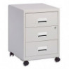PIERRE HENRY Caisson Rang Concept mobile 3 tiroirs - Dimensions : L40 x H57 x P40 cm Gris