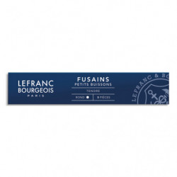 LEFRANC & BOURGEOIS Etui 5 fusains PETIT BUISSON. Tracé Noir