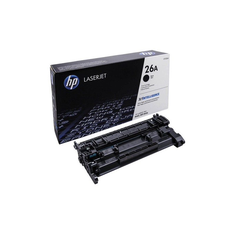 HP 26A CF226A Toner Noir Authentique pour HP LaserJet Pro M402 / M426