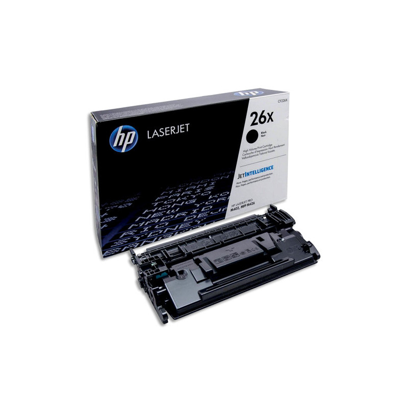 HP 26X CF226X Toner Noir grande capacité Authentique pour HP LaserJet Pro M402 / M426
