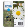 EPSON Cartouche Jet d'Encre Claria Home Cyan ''Pâquerette'' 18 - C13T18024012
