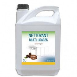 Bidon de 5 Litres Nettoyant désodorisant multi-usages pour sols et surfaces dures parfum Pin