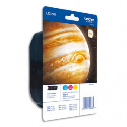 BROTHER Multipack Jet d'encre Cyan/Magenta/Jaune LC1240RBWBP