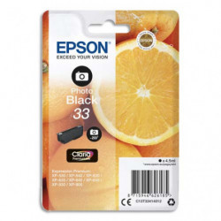EPSON Cartouche Jet d'Encre Claria Premium Noir Photo ''Oranges'' 33 - C13T33414012