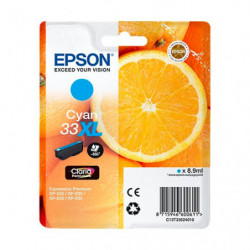 EPSON Cartouche Jet d'Encre Claria Premium Cyan (XL) ''Oranges'' 33 - C13T33624012