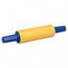 O COLOR Lot de 8 rouleaux lisses, ultra résistants, faciles à laver, longueur:22cm, plastique rigide