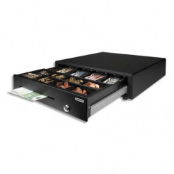 SAFESCAN Tiroir caisse raccordement RJ12 8 compartiments monnaie, 4 Billets Noir L41 x H11,5 x P41,5 cm