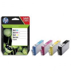 HP Multipack Jet d'encre Noir+couleur 364 N9J73AE