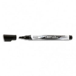 BIC Velleda Feutres pour Tableau Blanc Effaçables à Sec Pointe Conique Large - Noir