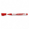 BIC Velleda Feutres pour Tableau Blanc Effaçables à Sec Pointe Conique Large - Rouge