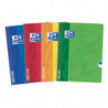 OXFORD Cahier OpenFlex piqûre 48 pages grand format 24 x 32 cm grands carreaux Seyès. Couverture polypro